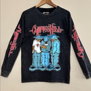 Cypress Hill Licensed Men’s Long Sleeve T-Shirt. Size Medium 100% Cotton.